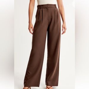 Abercrombie & Fitch Sloane Tailored Wide Leg Pant